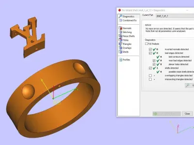 Louis Vuitton Ring 3D print model buy