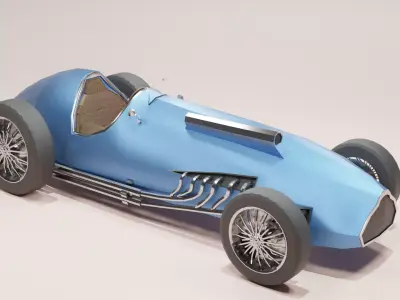 Formula One Talbot Lago T26C 3D model