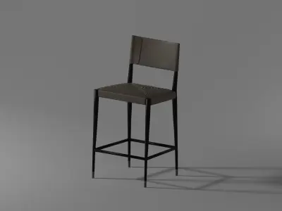High and low stool Hara by Artefacto 3D model