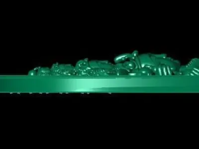 Thousand Hands Thousand Eyes Buddha Pendant 3D print model