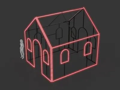 House Outline 1 3D model