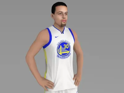 Stephen Curry ready for full color 3D printing 3D print model