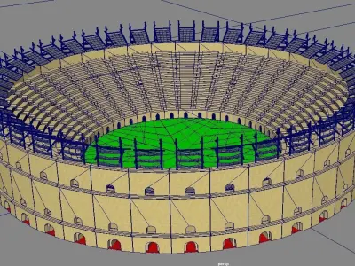 STADIUM1 coliseum in italy - coliseum in italy 3D model