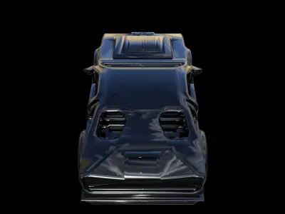 SFD01-V8 Concept Car Model 3D print model