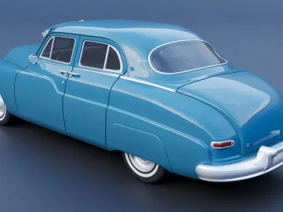 Mercury Eight  4Door 1950 3D print model
