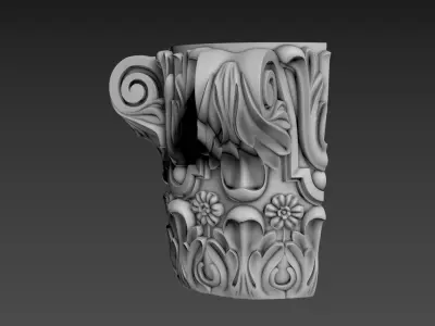 Capital 3D model get