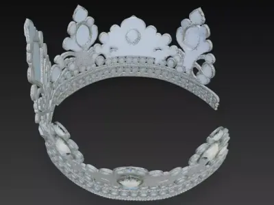 Princess Crown 3d Model 3D model