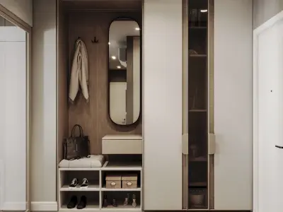 Japandi House Interior  3D model