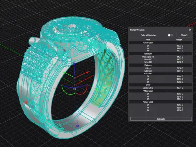 Golden Ring Men - Rolex 3D print model