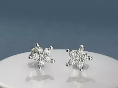 N-0001 star shaped object 3D print model
