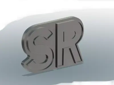 Toyota SR Emblem 3D print model