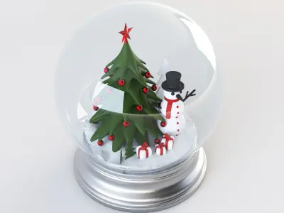 Snow globe 3D model