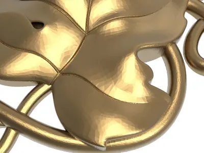  decorative pattern ready for 3D printing 3D model 31