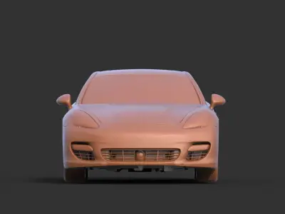 Porsche Panamera 2012 3D print model