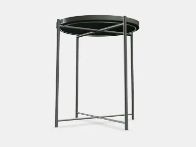 GLADOM Table with tray Low-poly 3D model