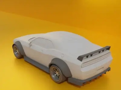 DODGE CHALLENGER BODY KIT - 09SEPT-01 3D print model
