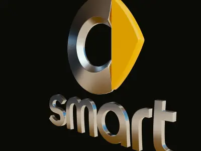 Smart Logo 3D model