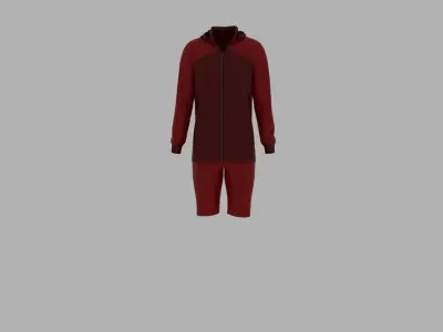 Sport Suit Low-poly 3D model 46