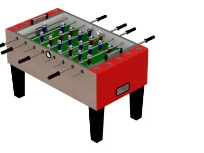 voetbaltafel - soccer table - fussball 3D model