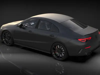 Mercedes Benz Cla45 s AMG LoPoly 3D model