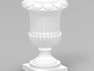 Elegant Classical Urn 3D print model