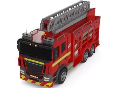 Fire Engine 3D model