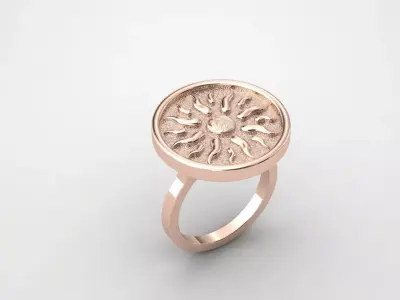 ring sun 3D print model