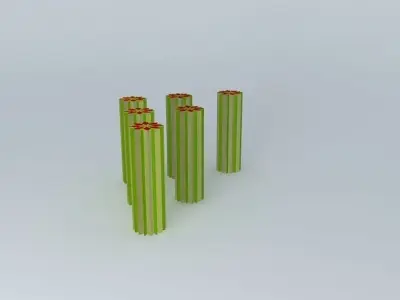 Red Flowers  3D model