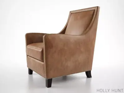 Holly Hunt Percheron armchair 3D model