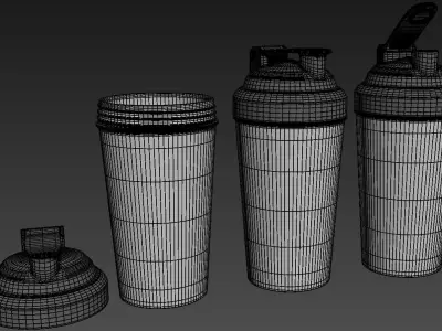 Sport Bottle Bidon 3D model
