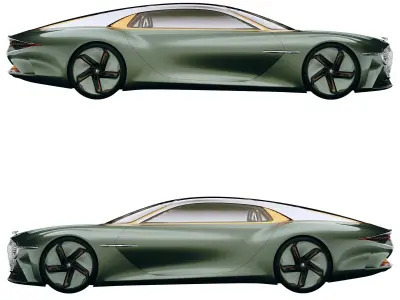 Bentley EXP 100 GT Concept 2019 3D model