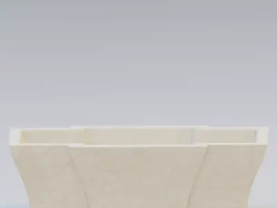 Garden urn planter46 3D model