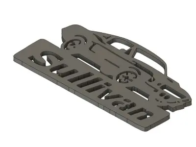 Sullivan Car Icon Wall Decor 3D print model