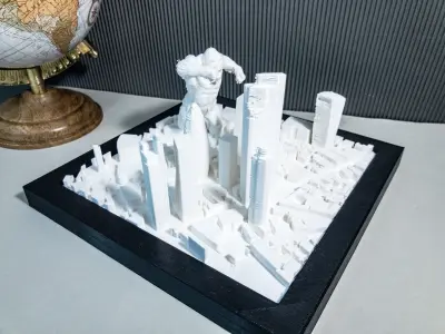 KING KONG in LONDON 3D print model