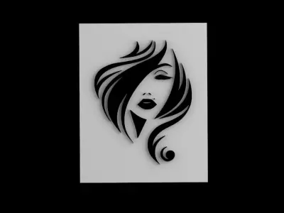 Picture woman 3   3D print model