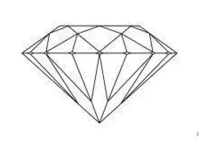 Diamond coin Free 3D model