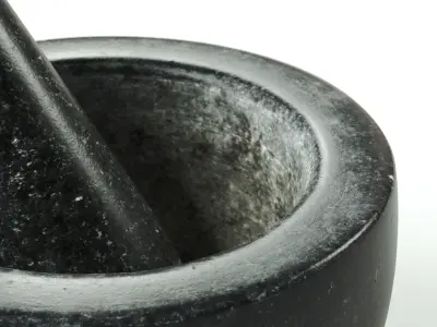 polypasta - mortar with pestle 03 3D model