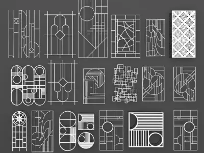 CNC Decorative Panel  3D model