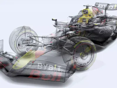 Red Bull RB20 Max 3D model