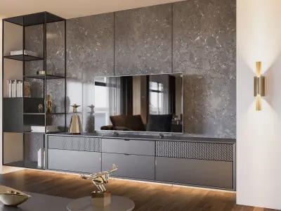 Modern living - A2 3D model