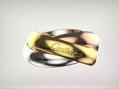 Ring Trinity 3D print model