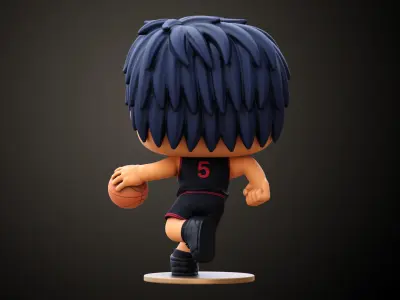 Funko Daiki Kurokos Basketball 3D print model
