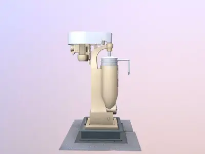 Oil Centrifuge Low-poly 3D model
