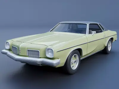 Oldsmobile Cutlass Supreme 1973  3D print model