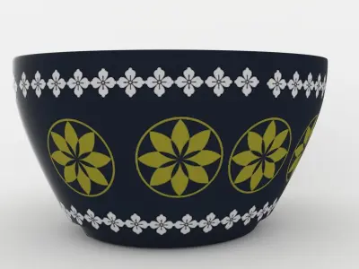  egg bowl  Low-poly 3D model