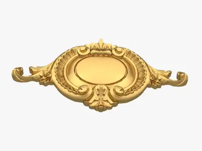 Classic decor ornament 215 3D model