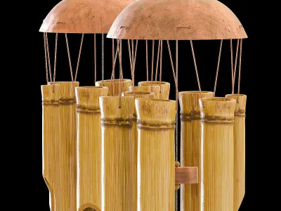 Bamboo bell 3D model