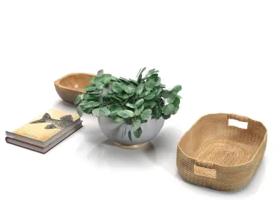 Coffee Table Decor 13 PBR 3D model