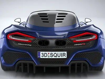 Hennesey Venom F5 2021 3D model