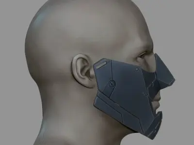 Ruiner Armor Mask 3d Print 3D print model